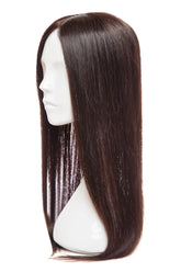 Peruca Partiala Naturala Monofilament Saten Inchis